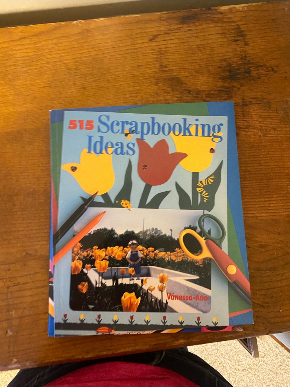 515 Scrapbooking Ideas Book - Blue Cover
